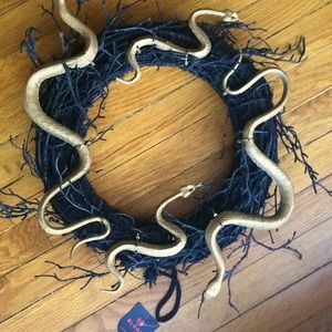 NWT Halloween Snake Wreath $25